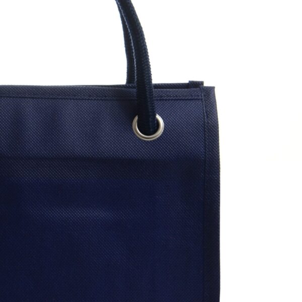 Shopper 20x18+8cm in TNT Blue Navy - immagine 4