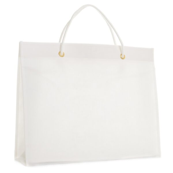 Shopper 58x47+17cm TNT Bianca - immagine 3